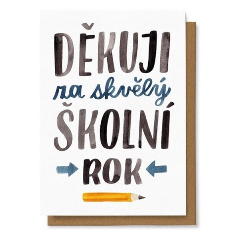neuveden: Přání Děkuji za skvělý školní rok