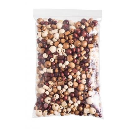 neuveden: Korálky dřevěné 250 g