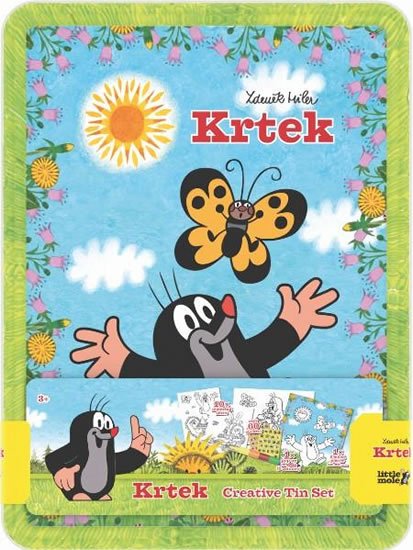 neuveden: Krtek - Kreativní set v plechové krabičce