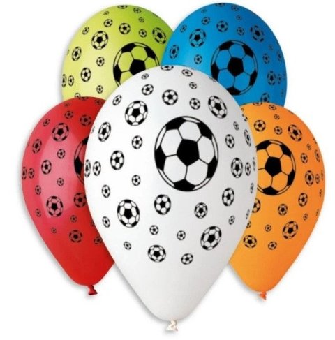 neuveden: Balonky nafukovací 12 Fotbal 5 ks v sáčku