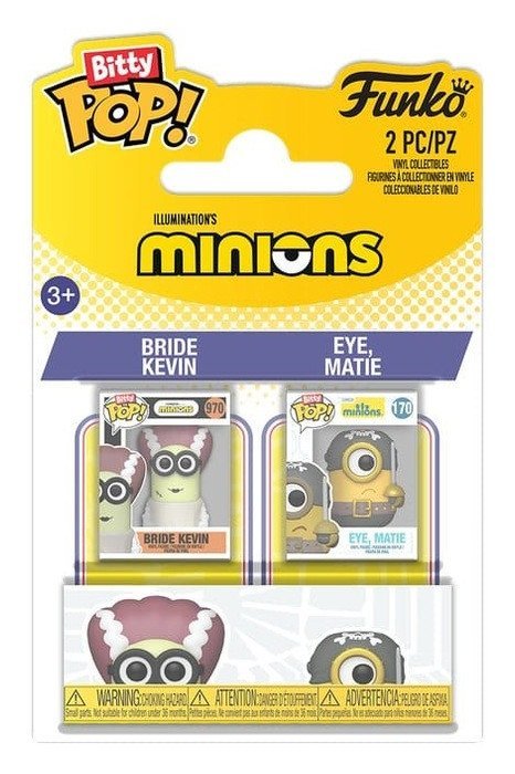 : Funko Bitty POP: Minions - Bride Kevin & Eye, Matie 2-Pack