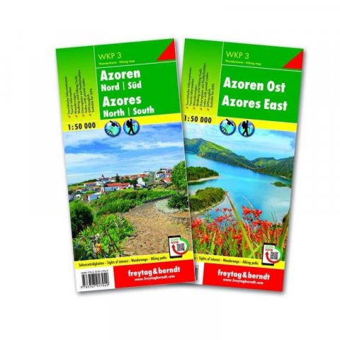 neuveden: WKP 3 Azory1:50 000 / sada 2 turistických map