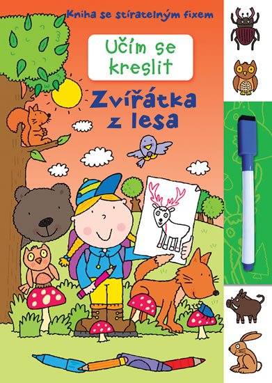 neuveden: Učím se kreslit - Zvířátka z lesa