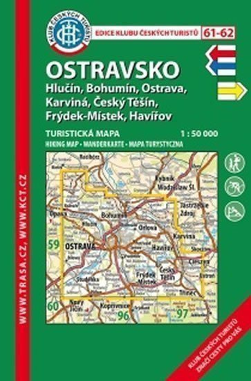 neuveden: KČT 61-62 Ostravsko / turistická mapa