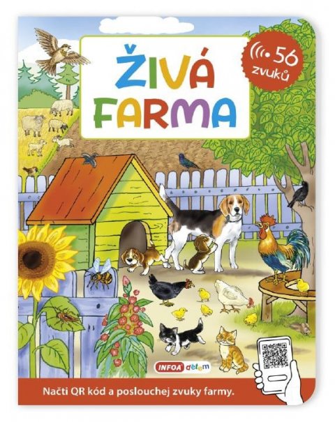 neuveden: Živá farma - 56 zvuků s QR kódy