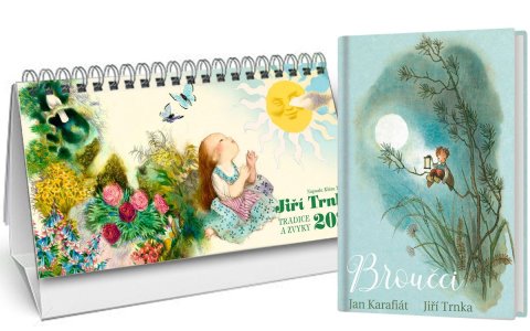 Trnková Klára: Kalendář 2026 Trnkův stolní + Broučci (první ilustrace)
