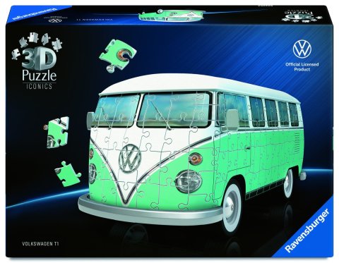 neuveden: 3D Puzzle Iconics: Volkswagen T1 162 dílků