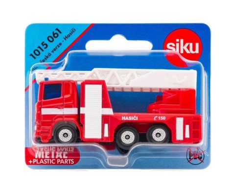 neuveden: SIKU Hasičské auto s výsuvným žebříkem