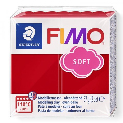 neuveden: FIMO soft 57g - vánoční červená neuveden: FIMO soft 57g - vánoční červená
