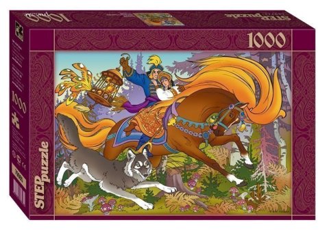 neuveden: Puzzle 1000 Ivan Carevič a Šedý vlk