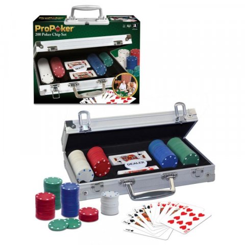 neuveden: Pokerová sada v kovovém kufříku