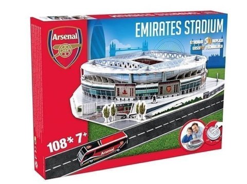 neuveden: 3D Puzzle Nanostad UK - Emirates fotbalový stadion Arsenal