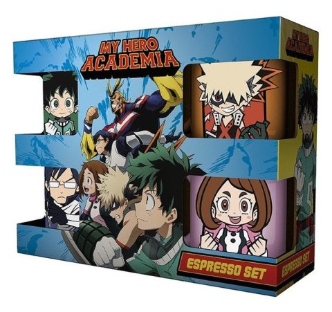-: My Hero academia Set espresso hrnků 110 ml (4 ks)