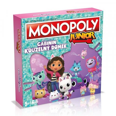 neuveden: Monopoly Junior Gabby´s Dollhouse CZ