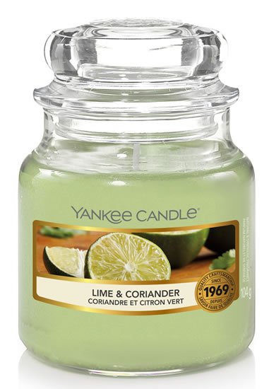 neuveden: YANKEE CANDLE Lime & Coriander svíčka 104g