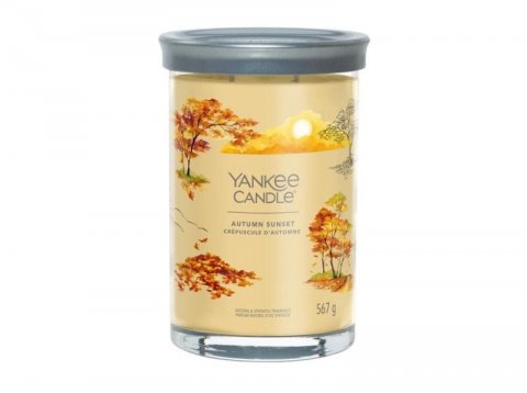 neuveden: YANKEE CANDLE Autumn Sunset svíčka 567g / 2 knoty (Signature tumbler velký neuveden: YANKEE CANDLE Autumn Sunset svíčka 567g / 2 knoty (Signature tumbler velký