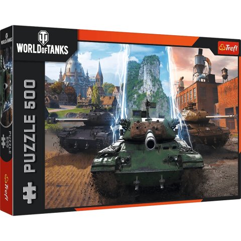 neuveden: Puzzle World of Tanks: Čas na akci 500 dílků