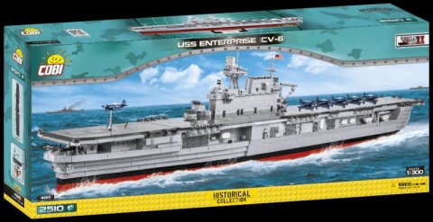 neuveden: Stavebnice COBI - USS Enterprise CV-6, 1:300, 2510 kostek