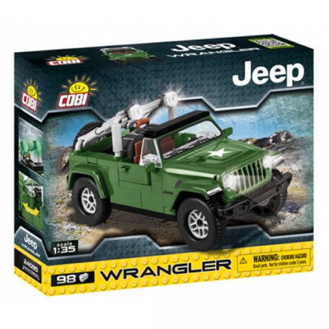 neuveden: Stavebnice COBI 24095 Jeep Wrangler vojenský 135/98 kostek