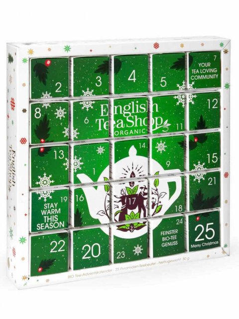 neuveden: English Tea Shop Čaj Adventní kalendář bio Puzzle/zelený 48 g, 25 ks neuveden: English Tea Shop Čaj Adventní kalendář bio Puzzle/zelený 48 g, 25 ks
