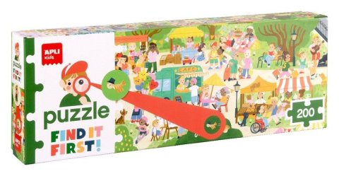 neuveden: APLI edukační puzzle Find It First! - Jarmark, 200 ks