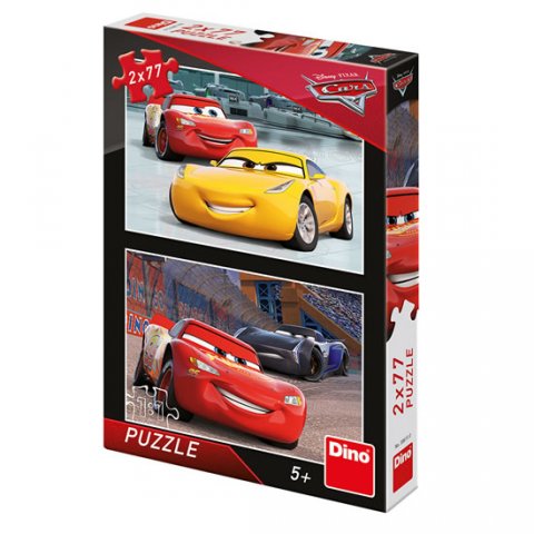 neuveden: Auta 3 - Závodníci: puzzle 2x77dílků