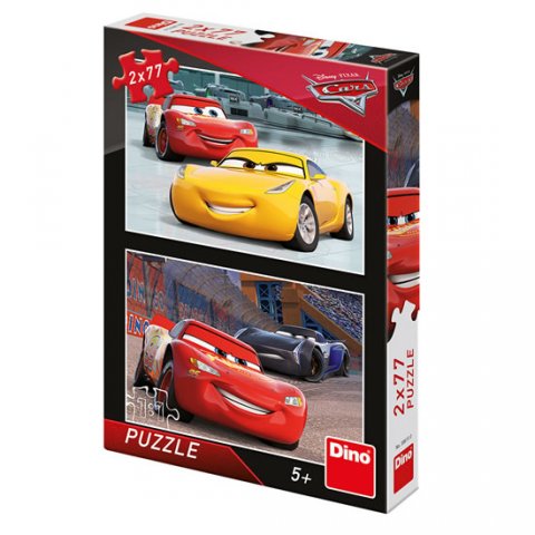 neuveden: Auta 3 - Závodníci: puzzle 2x77dílků neuveden: Auta 3 - Závodníci: puzzle 2x77dílků