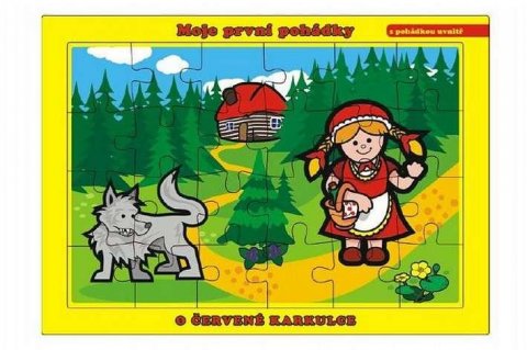 neuveden: Puzzle deskové O Červené Karkulce / 24 dílků
