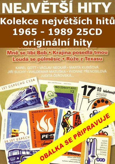 neuveden: Nej české hity CZ 1965-1989 - 25CD