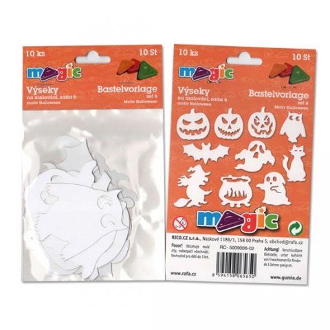 neuveden: MAGIC papírové výseky na malování HALLOWEEN neuveden: MAGIC papírové výseky na malování HALLOWEEN
