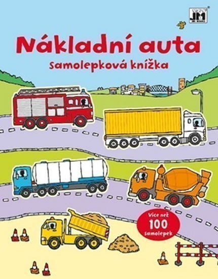 neuveden: Nákladní auta Samolepkový sešit