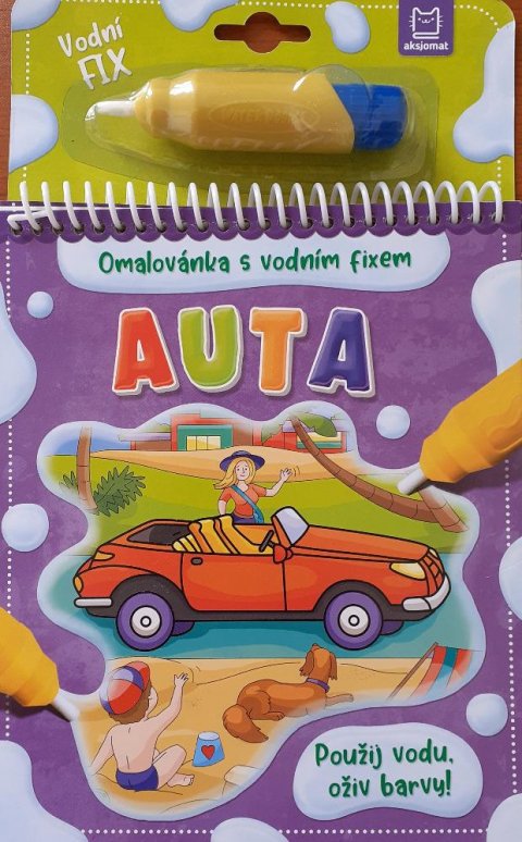 Wierzchowska Barbara: Auta - Omalovánka s vodním fixem Wierzchowska Barbara: Auta - Omalovánka s vodním fixem