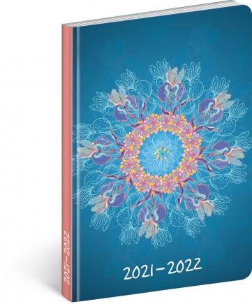 neuveden: Diář Petito 2021/2022 Mandala - 18 měsíční , 11 × 17 cm