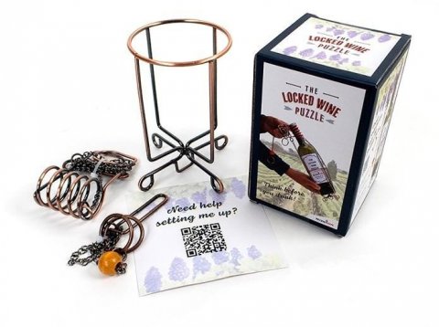 neuveden: Recenttoys Hlavolam - The Locked Wine Puzzle