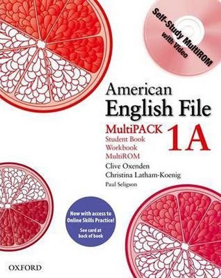 Oxenden Clive: American English File 1 Student´s Book + Workbook Multipack A with Online S