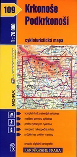 neuveden: 1: 70T(109)-Krkonoše (cyklomapa)