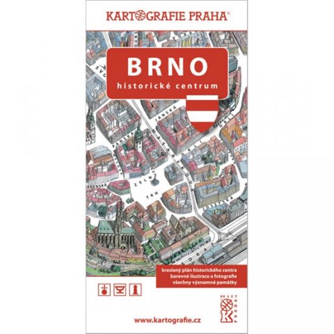 neuveden: Brno - Historické centrum/Kreslený plán města