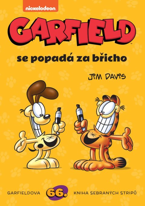 Davis Jim: Garfield Garfield se popadá za břicho (č. 66)