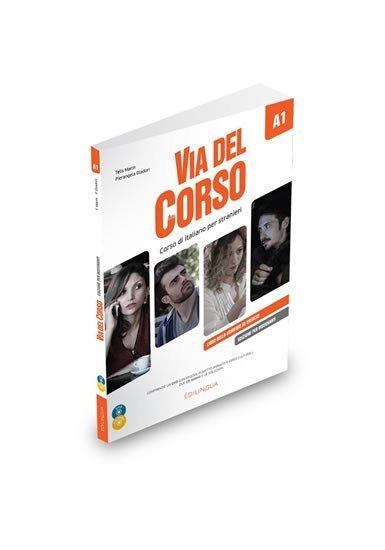 Marin Telis: Via del Corso A1 Libro professore + 2 CD Audio + DVD