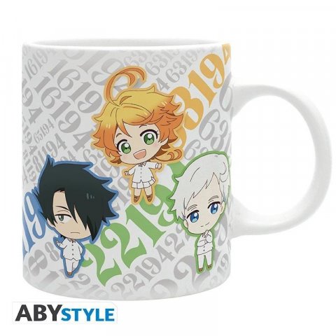 neuveden: Zaslíbená Země Nezemě Keramický hrnek 320 ml - Chibi postavy