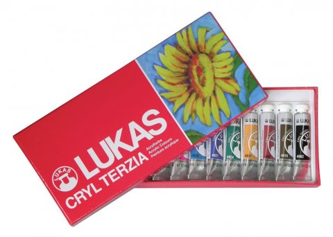 neuveden: LUKAS akrylové barvy TERZIA sada 12 x 12 ml