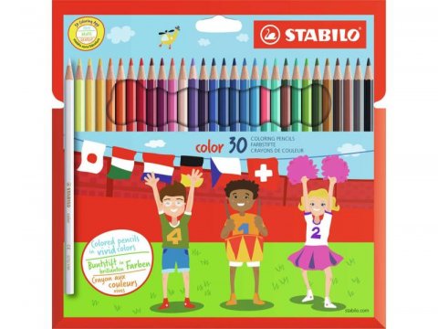 neuveden: Pastelky STABILO color, sada 30 ks v kartonovém pouzdru