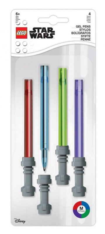 neuveden: LEGO® Sada Gelových per Star Wars - světelný meč 4 ks