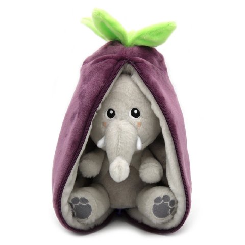 neuveden: Flipetz 2v1 Plyšový slon/Lilek - Velvet 20 cm