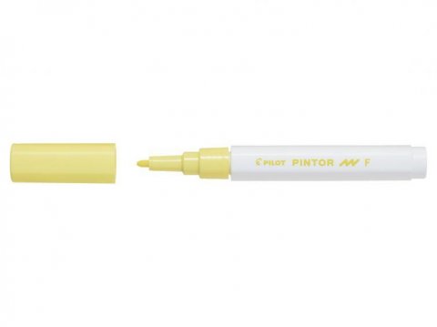 neuveden: PILOT Pintor Fine akrylový popisovač 0,9-1,5mm - pastelový žlutý