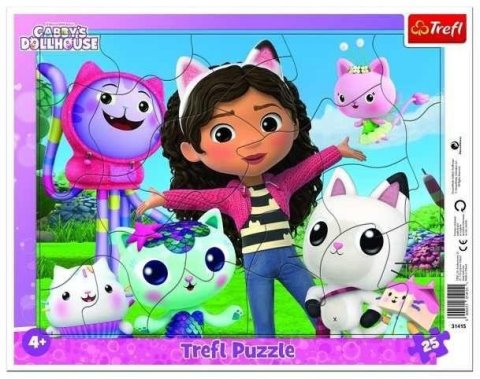 neuveden: Puzzle Gábinin kouzelný domek 25 dílků