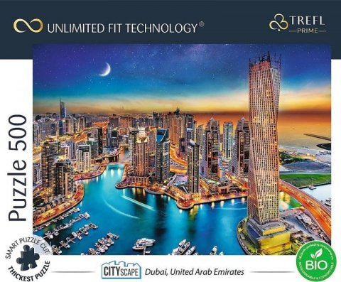 neuveden: Trefl Puzzle UFT Cityscape: Dubai, Spojené arabské emiráty 500 dílků