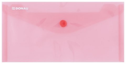 neuveden: Obálka s drukem průhledná DL PP, červená