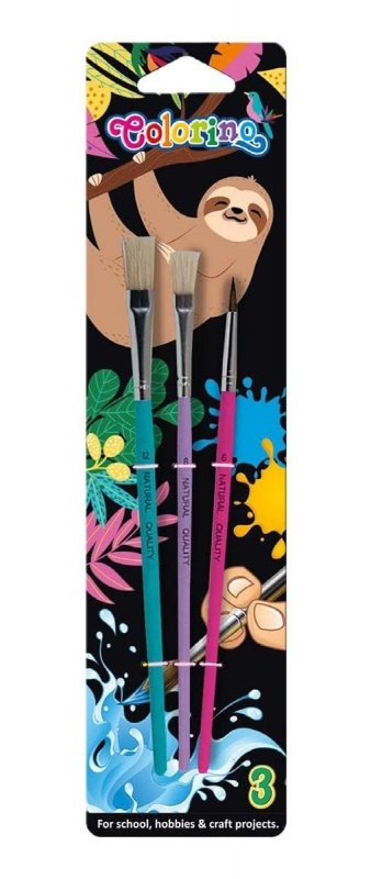 neuveden: Colorino sada štětců Wildkid - 3 velikosti