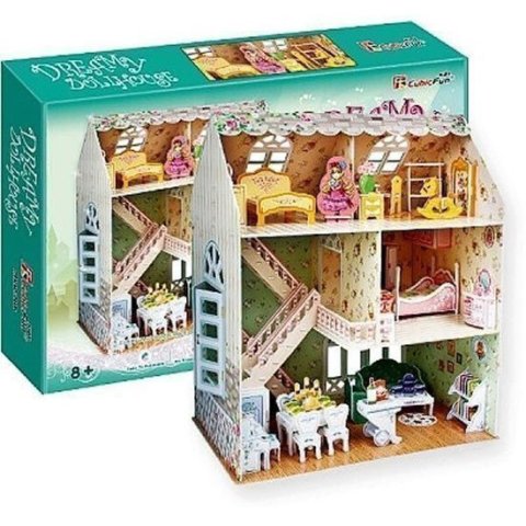 neuveden: Puzzle 3D Domek „SNŮ“ pro panenky - 160 dílků